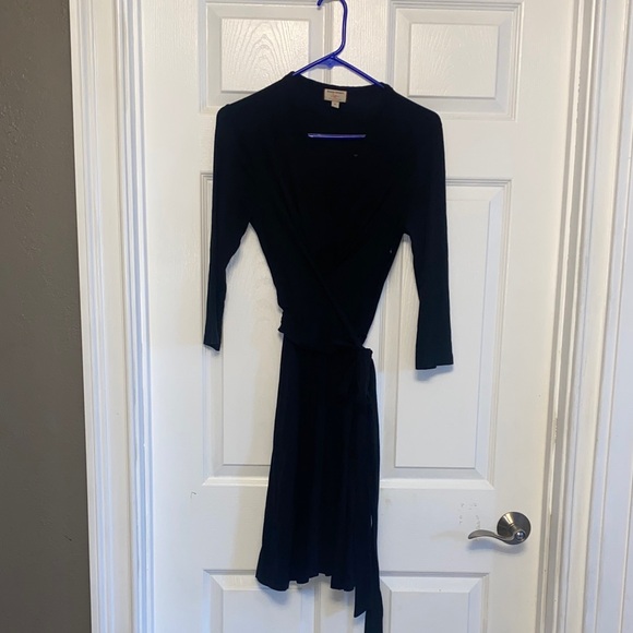 Banana Republic Elegant Black Kate Issa wrap Dress - Picture 3 of 7